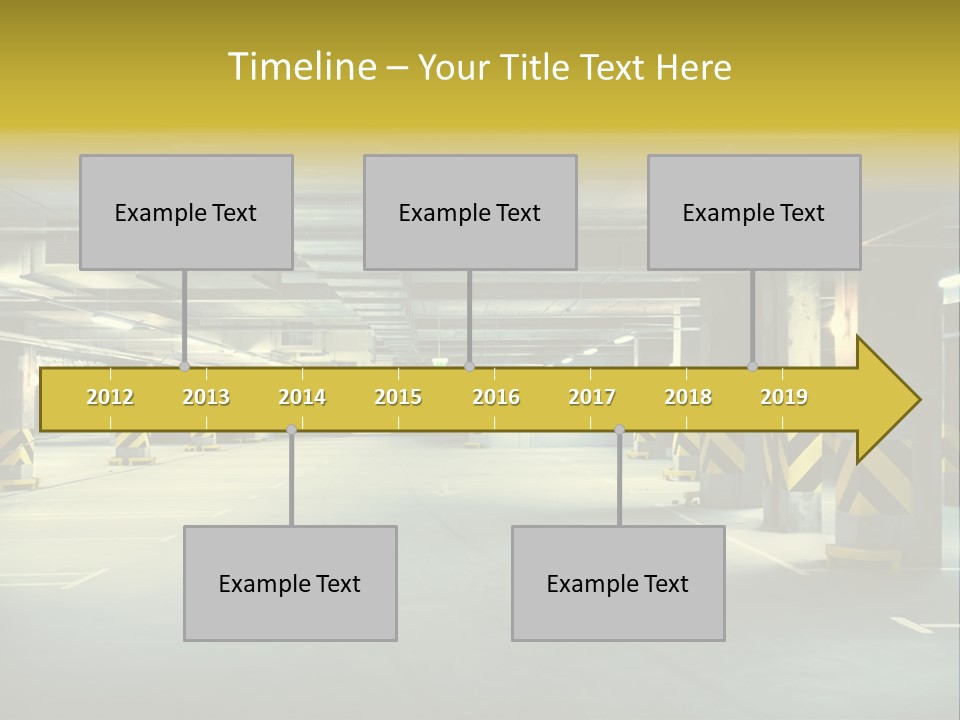 Neon City Dividing PowerPoint Template