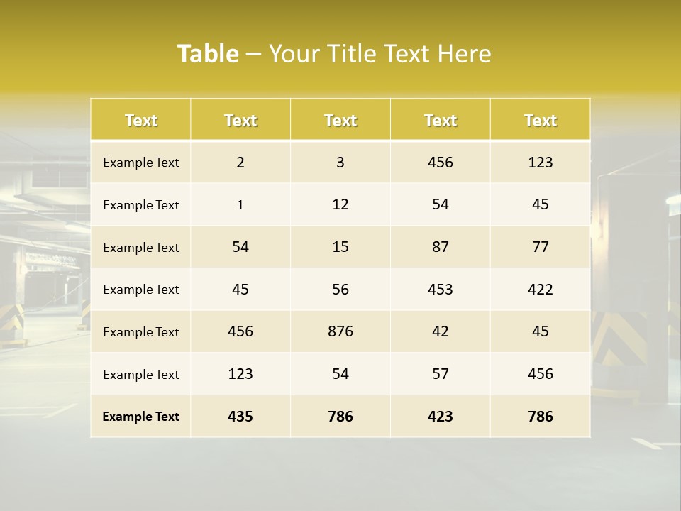Neon City Dividing PowerPoint Template