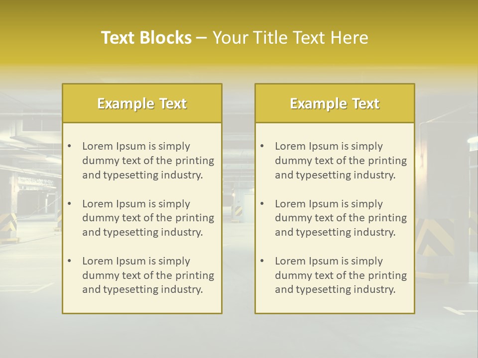 Neon City Dividing PowerPoint Template