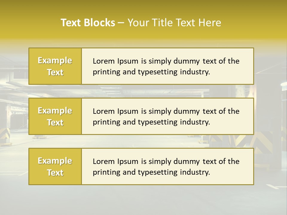 Neon City Dividing PowerPoint Template