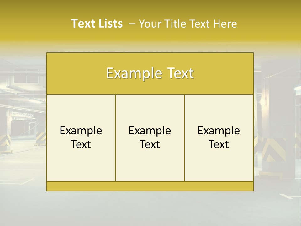 Neon City Dividing PowerPoint Template