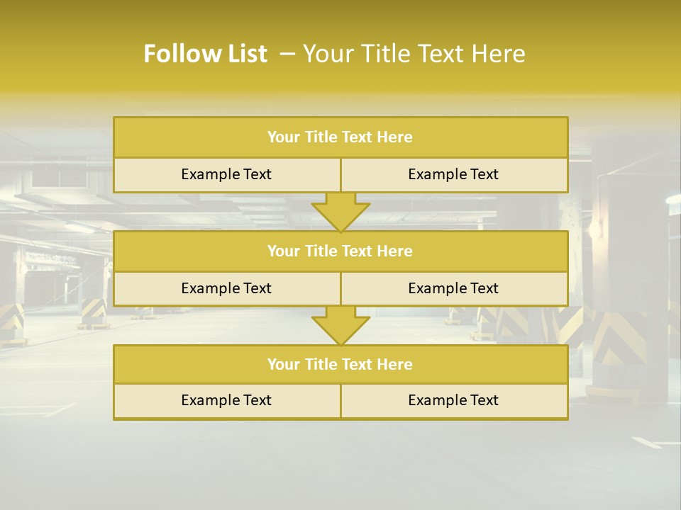 Neon City Dividing PowerPoint Template