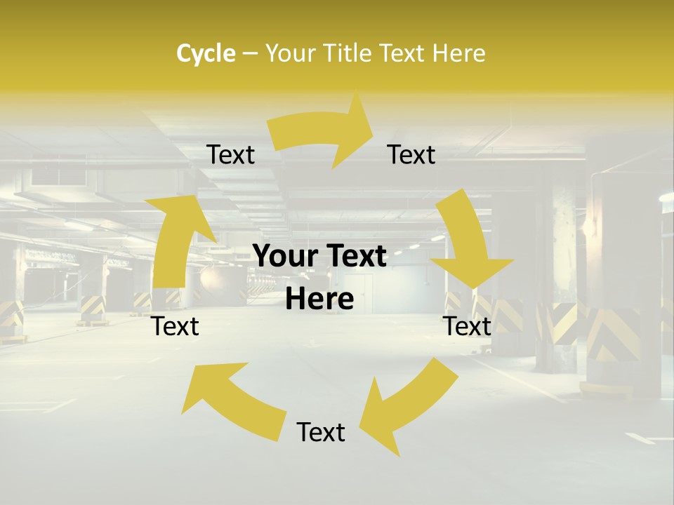 Neon City Dividing PowerPoint Template