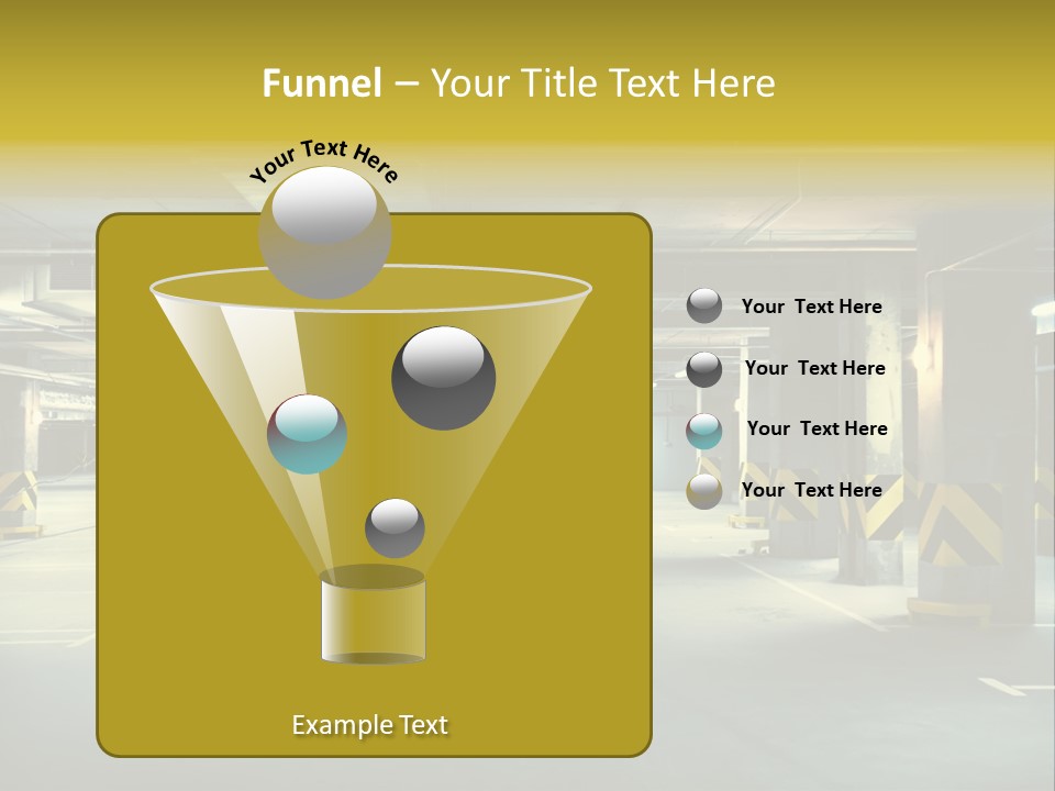Neon City Dividing PowerPoint Template