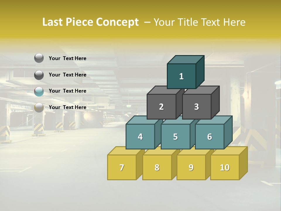 Neon City Dividing PowerPoint Template