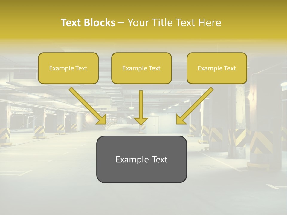 Neon City Dividing PowerPoint Template