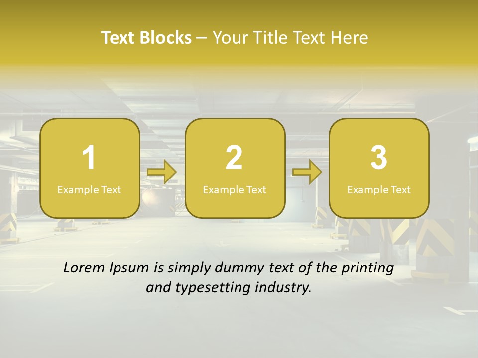 Neon City Dividing PowerPoint Template