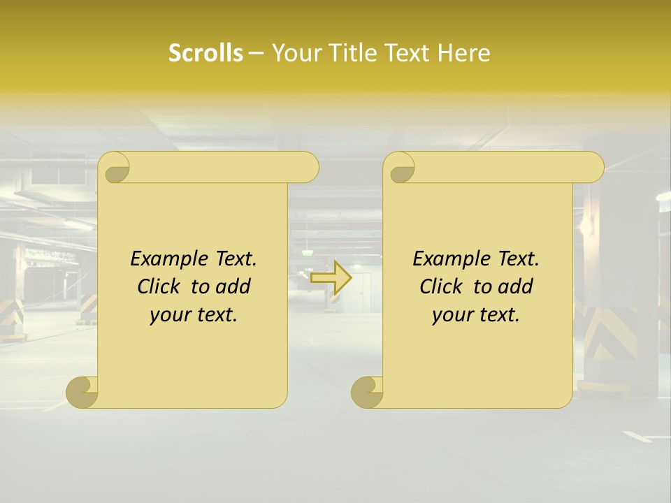 Neon City Dividing PowerPoint Template