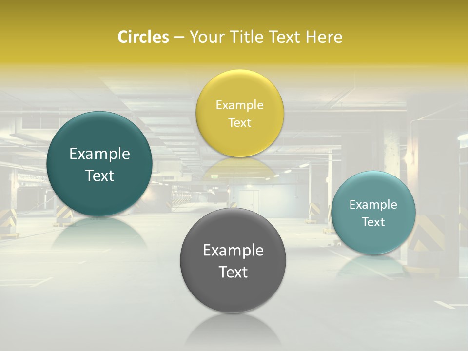 Neon City Dividing PowerPoint Template