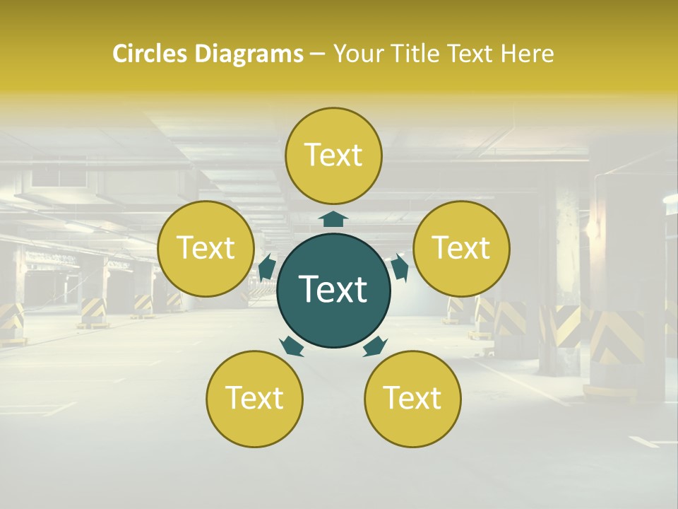 Neon City Dividing PowerPoint Template