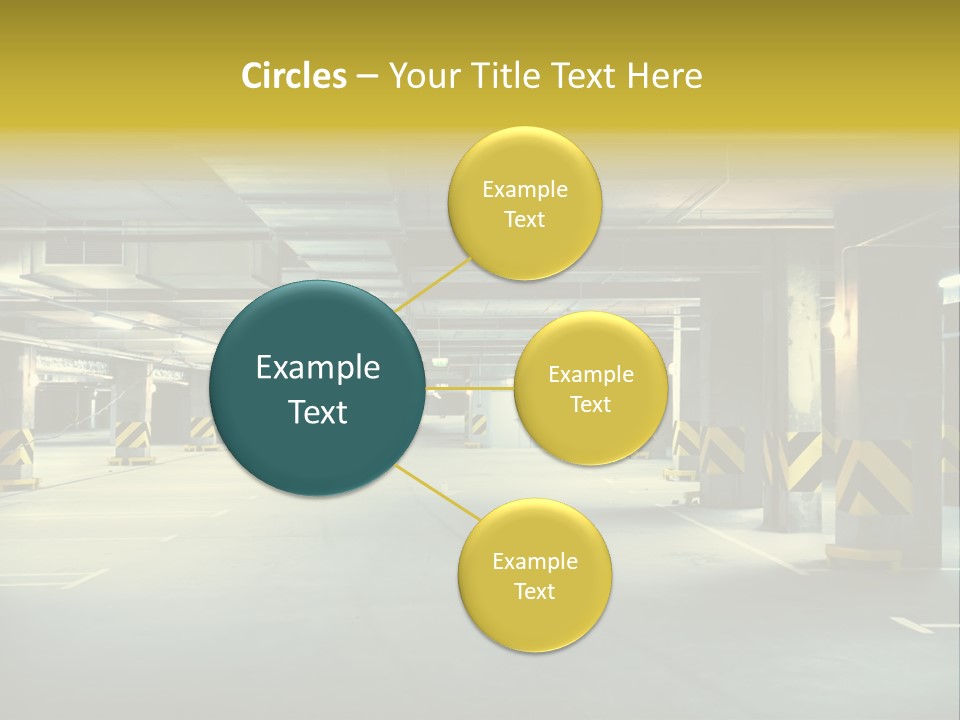 Neon City Dividing PowerPoint Template