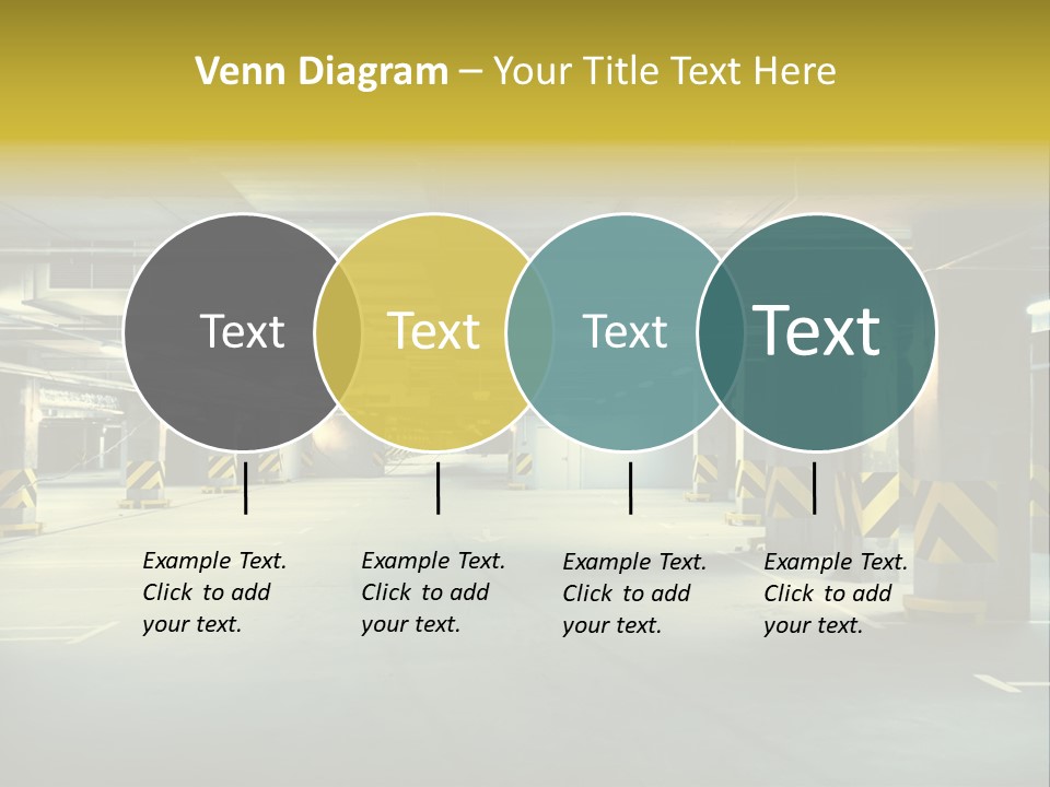 Neon City Dividing PowerPoint Template