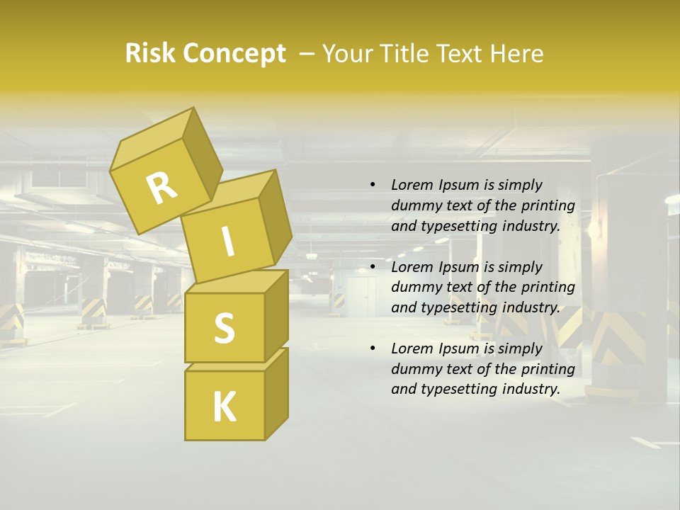 Neon City Dividing PowerPoint Template