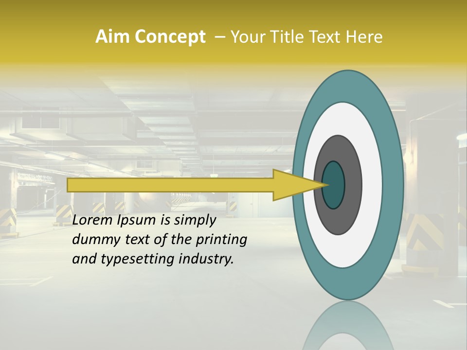 Neon City Dividing PowerPoint Template