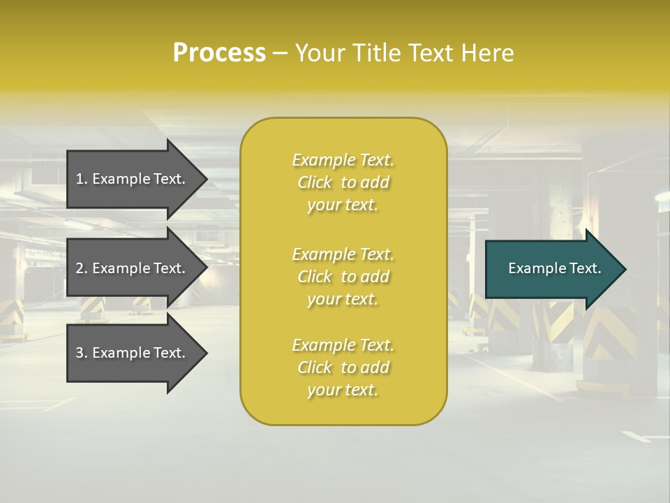 Neon City Dividing PowerPoint Template