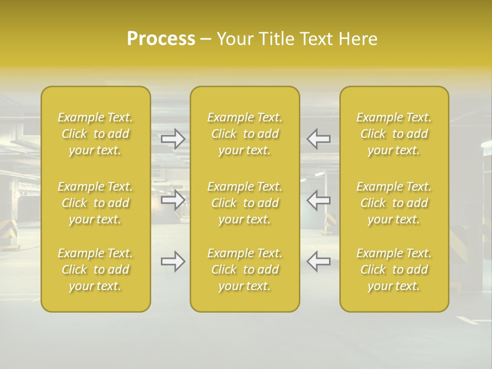 Neon City Dividing PowerPoint Template
