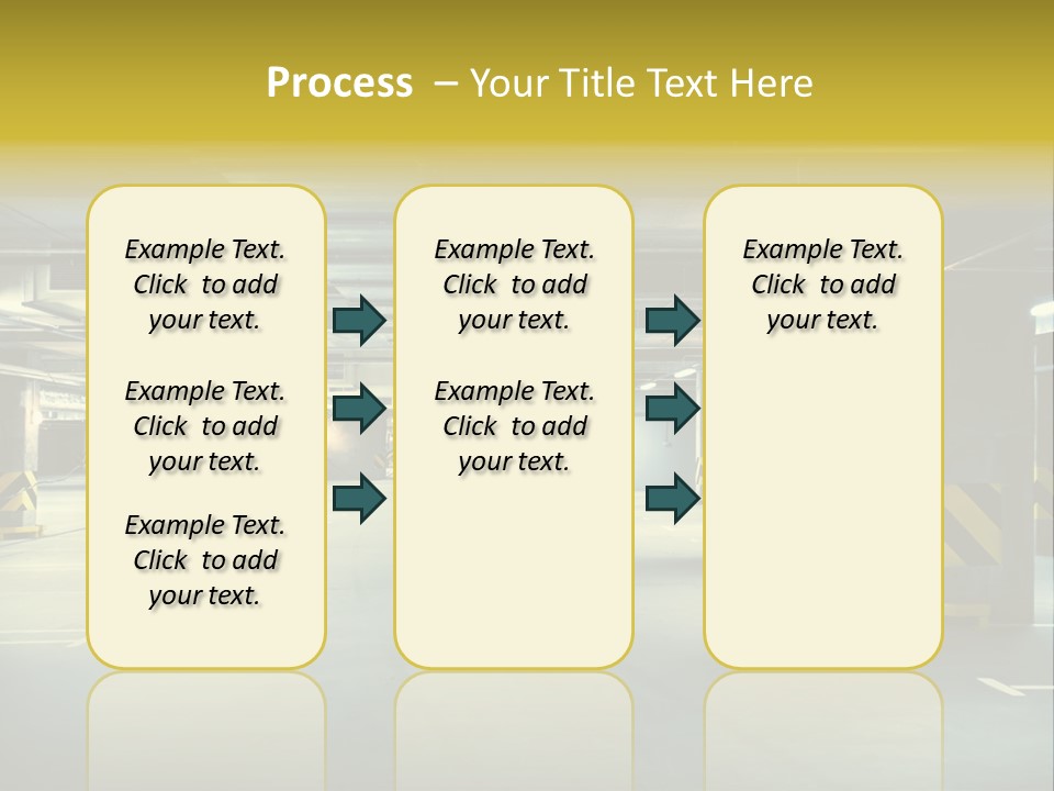 Neon City Dividing PowerPoint Template