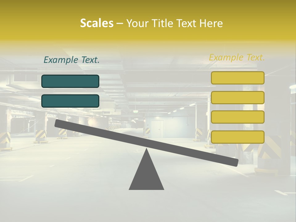 Neon City Dividing PowerPoint Template
