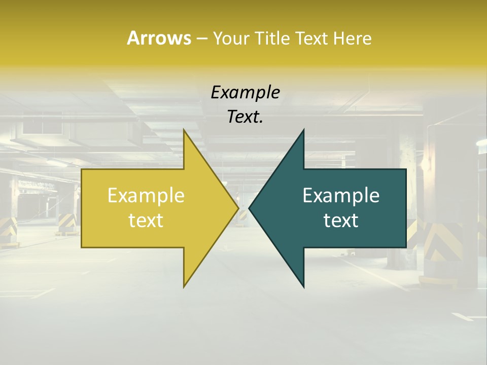 Neon City Dividing PowerPoint Template