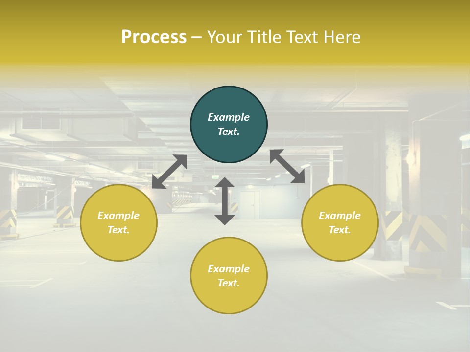 Neon City Dividing PowerPoint Template