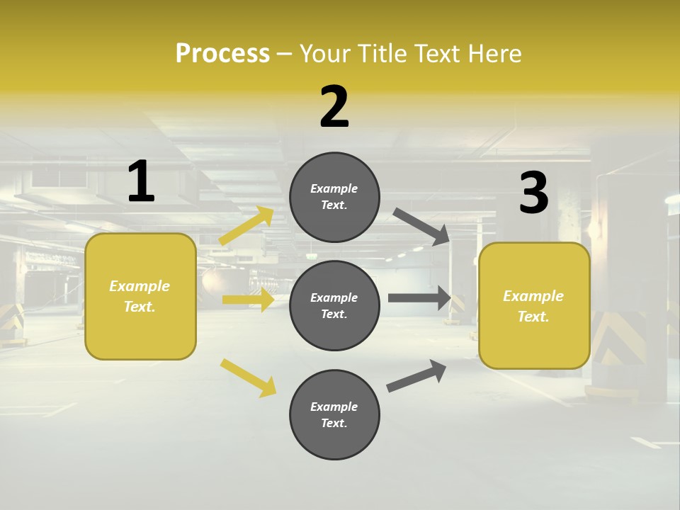 Neon City Dividing PowerPoint Template