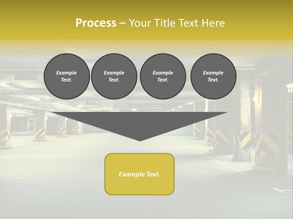 Neon City Dividing PowerPoint Template