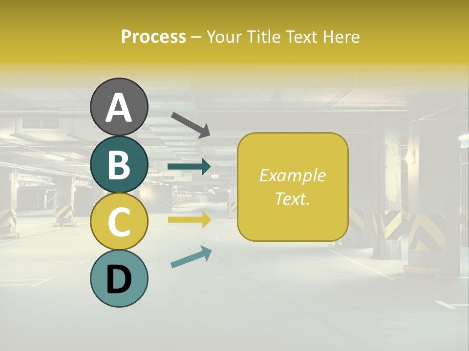 Neon City Dividing PowerPoint Template