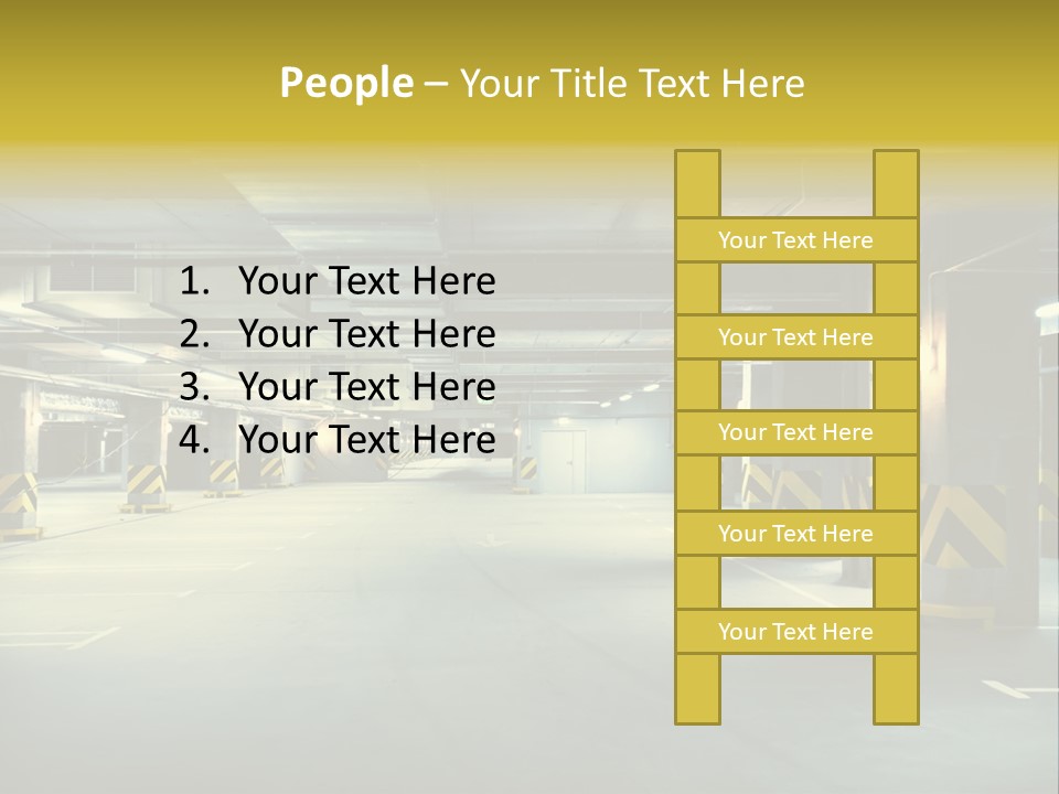 Neon City Dividing PowerPoint Template