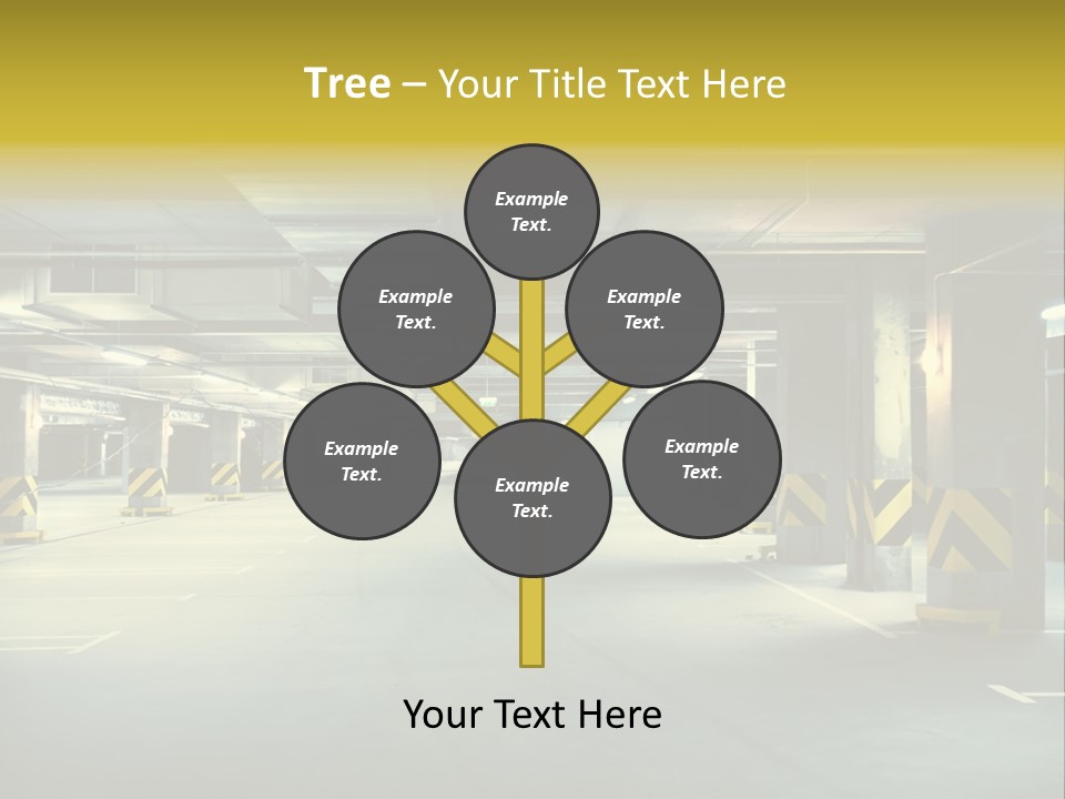 Neon City Dividing PowerPoint Template