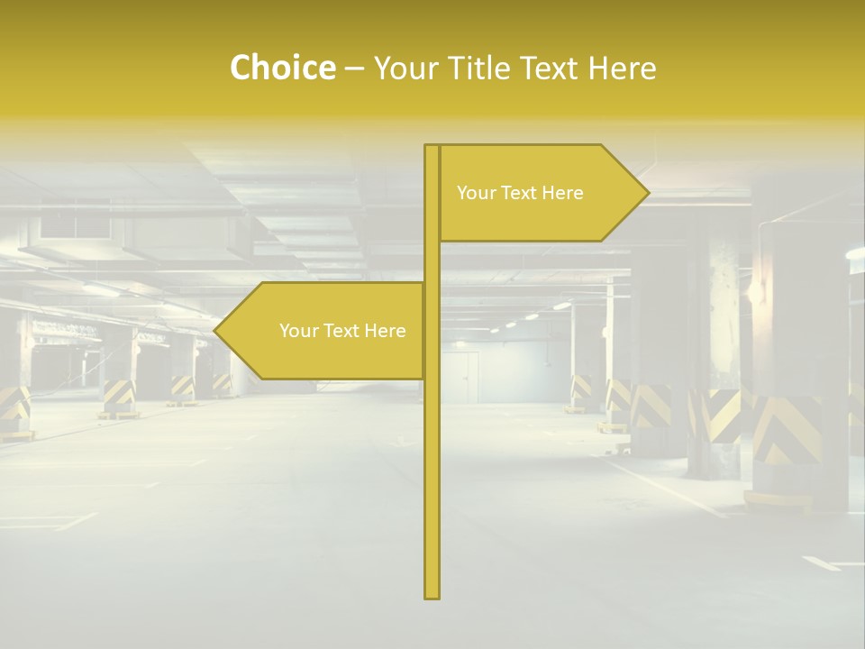 Neon City Dividing PowerPoint Template