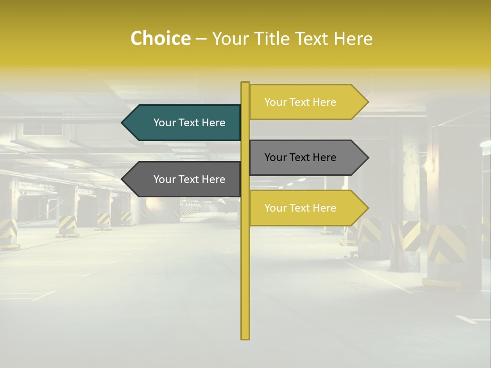 Neon City Dividing PowerPoint Template