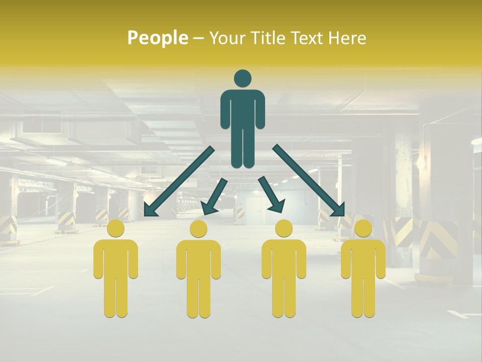 Neon City Dividing PowerPoint Template