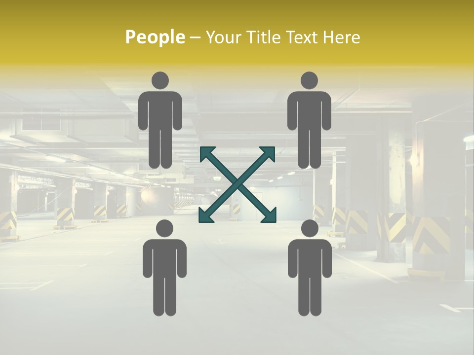 Neon City Dividing PowerPoint Template