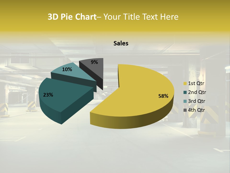 Neon City Dividing PowerPoint Template