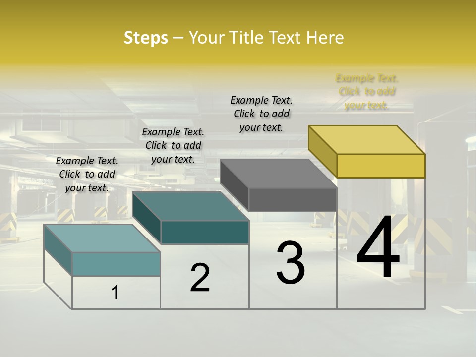 Neon City Dividing PowerPoint Template
