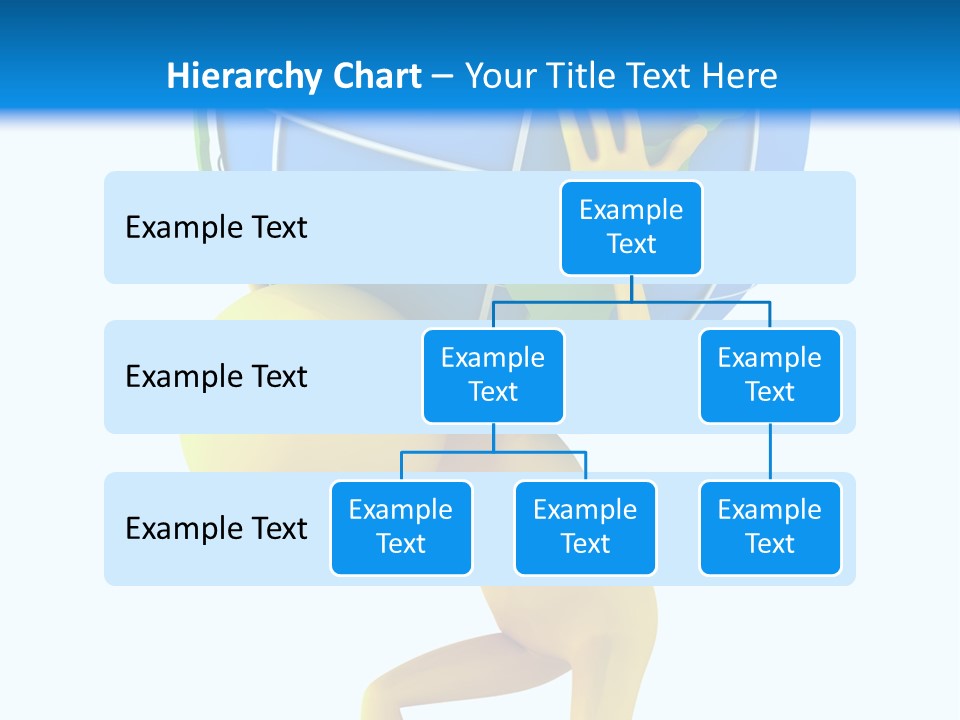 3D Person And Globe PowerPoint Template