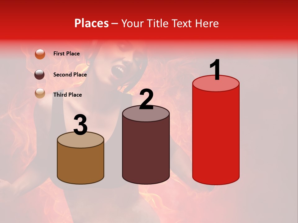 Action Red Music PowerPoint Template