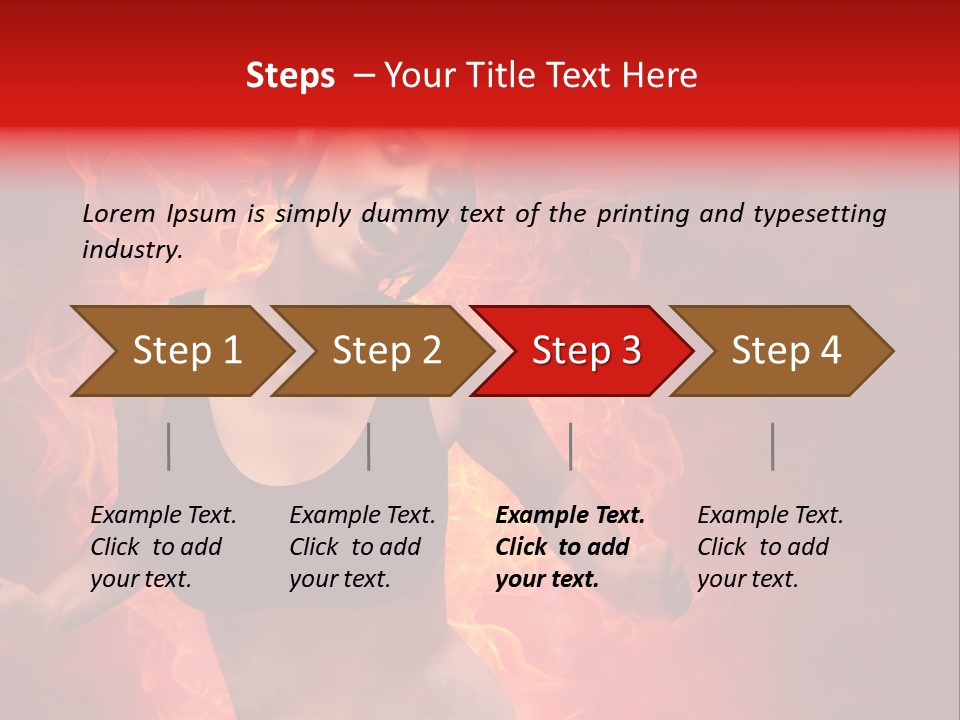 Action Red Music PowerPoint Template