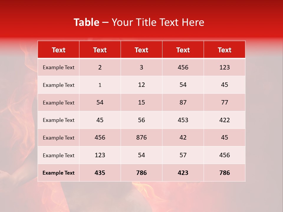 Action Red Music PowerPoint Template