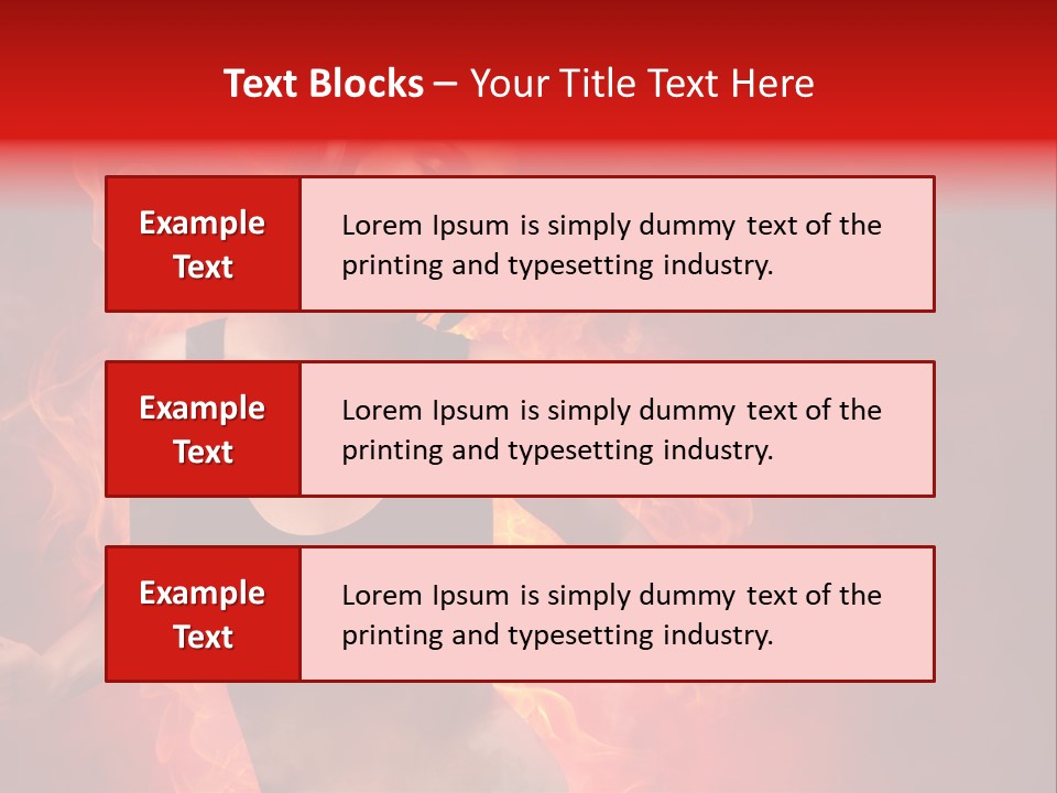 Action Red Music PowerPoint Template