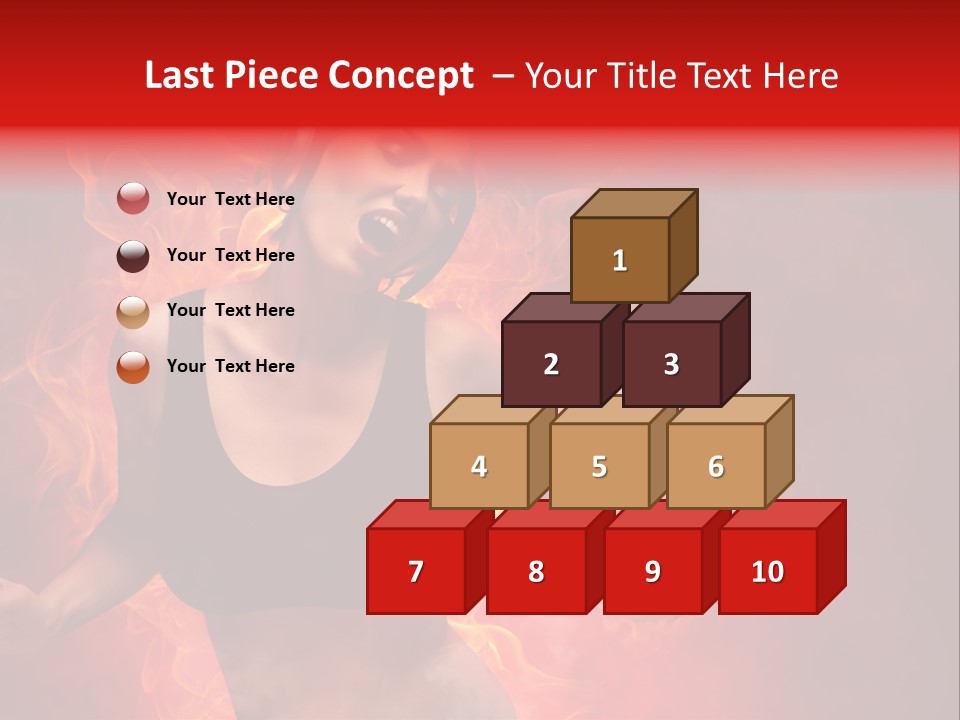Action Red Music PowerPoint Template