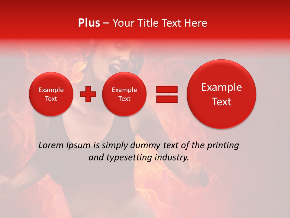 Action Red Music PowerPoint Template