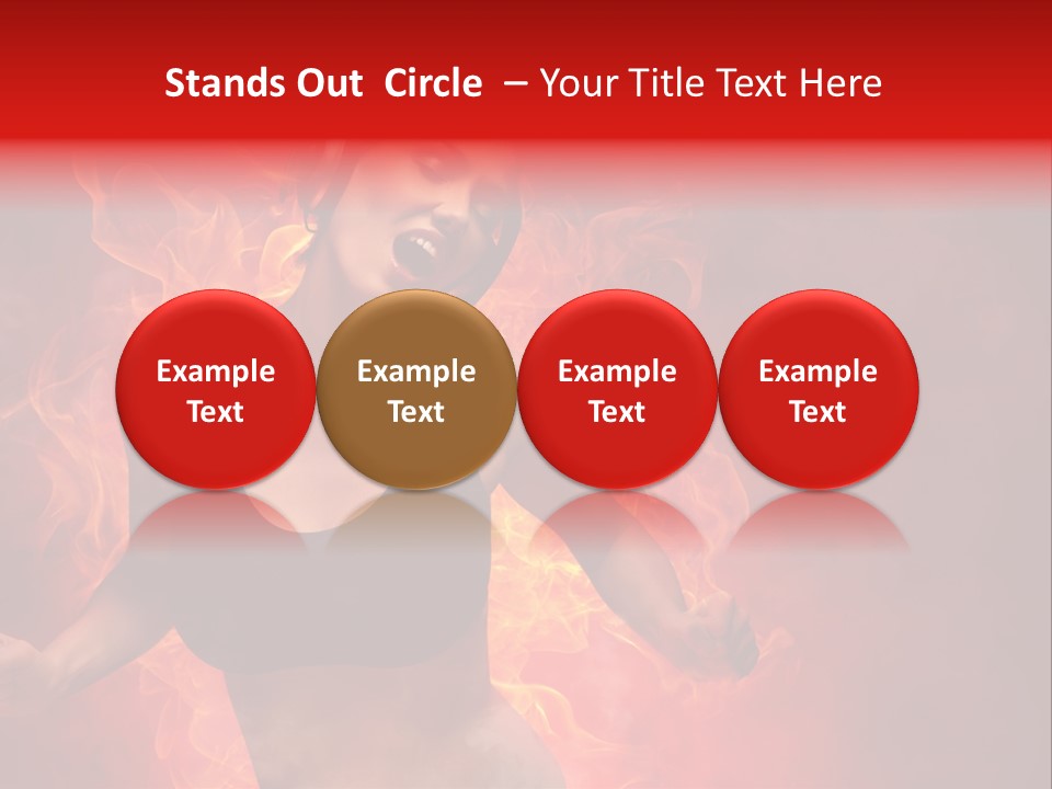 Action Red Music PowerPoint Template