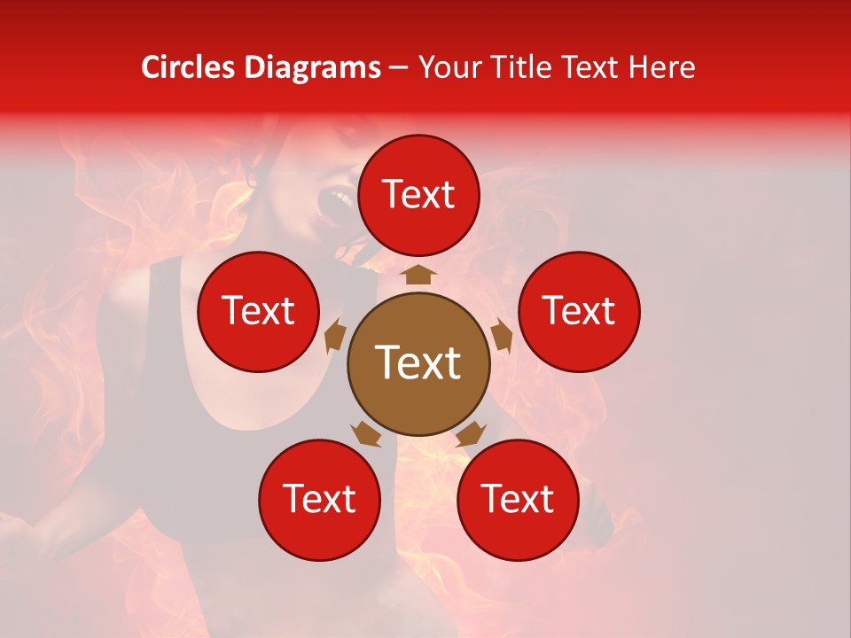 Action Red Music PowerPoint Template