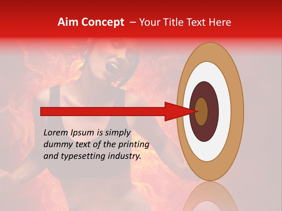 Action Red Music PowerPoint Template
