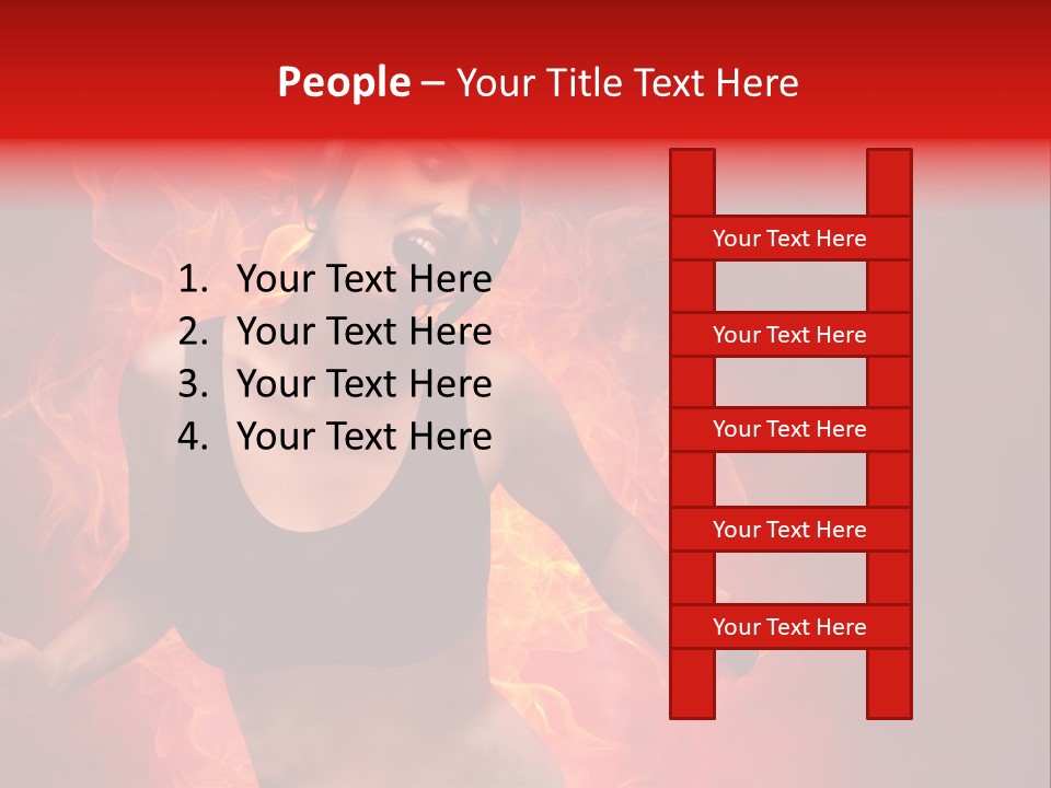 Action Red Music PowerPoint Template