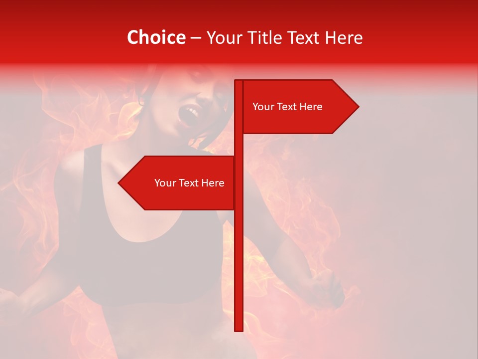 Action Red Music PowerPoint Template