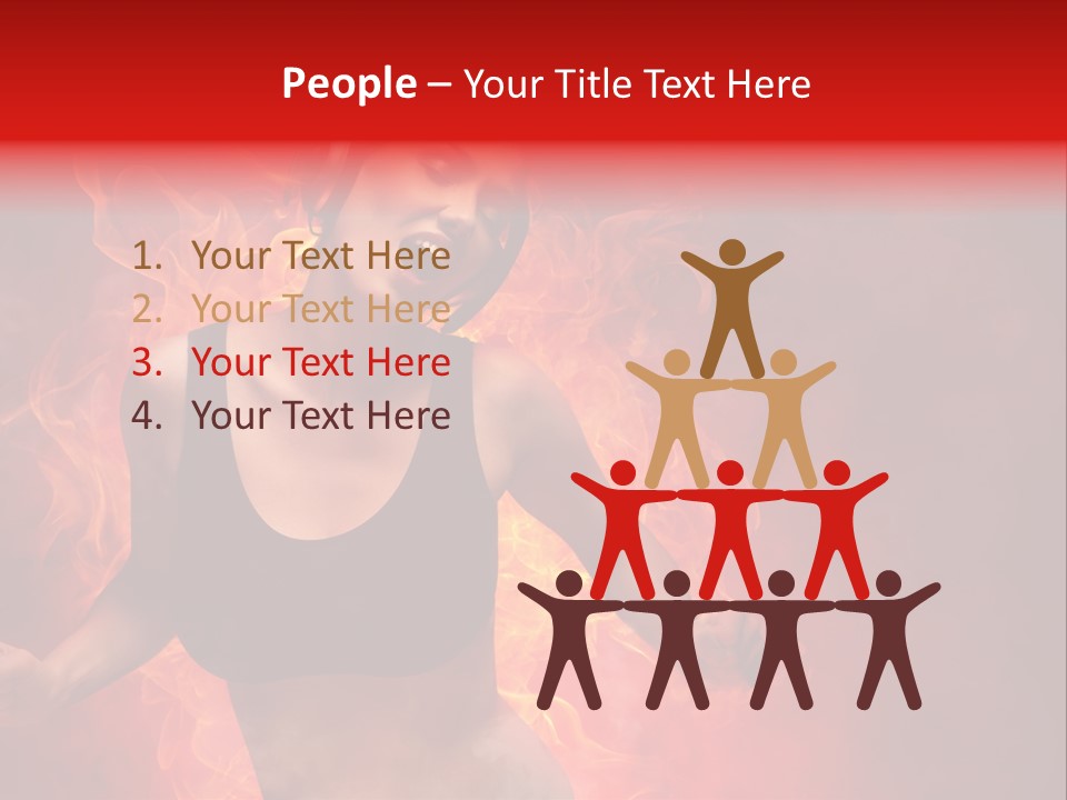 Action Red Music PowerPoint Template