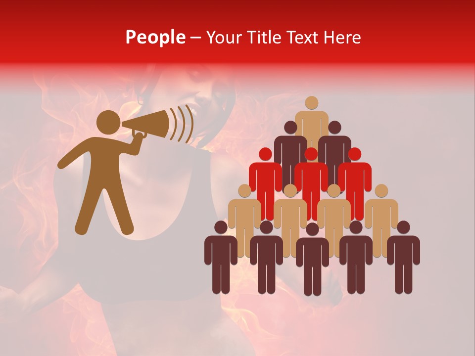Action Red Music PowerPoint Template