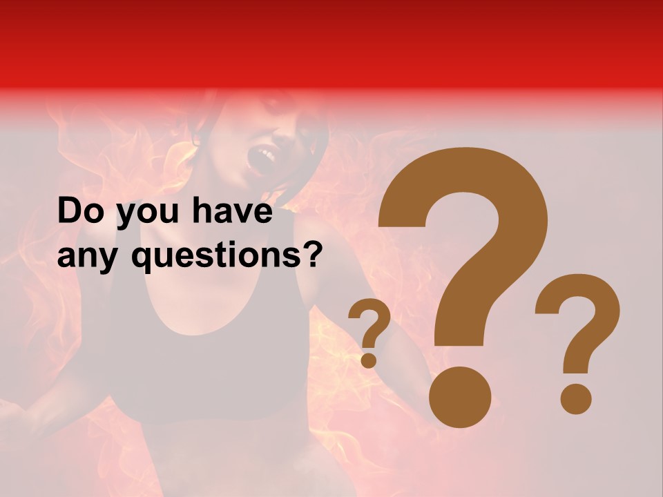 Action Red Music PowerPoint Template